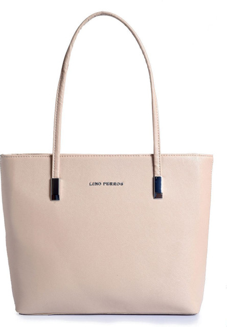 LINO PERROS Women Beige Shoulder Bag