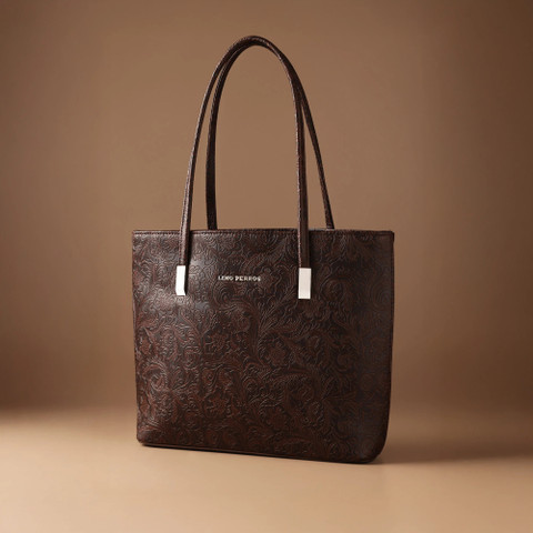 Buy LINO PERROS Women Brown Shoulder Bag Floral Brown Online