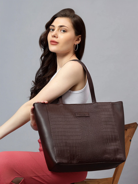 Buy Pramadda Pure Luxury Women Brown Tote Choco Brown Online