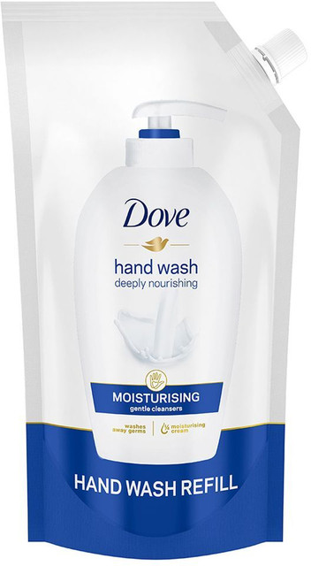 DOVE Nourishing Liquid Hand Wash For Soft Moisturised Skin, Washes Away  Germs Hand Wash Refill Pouch