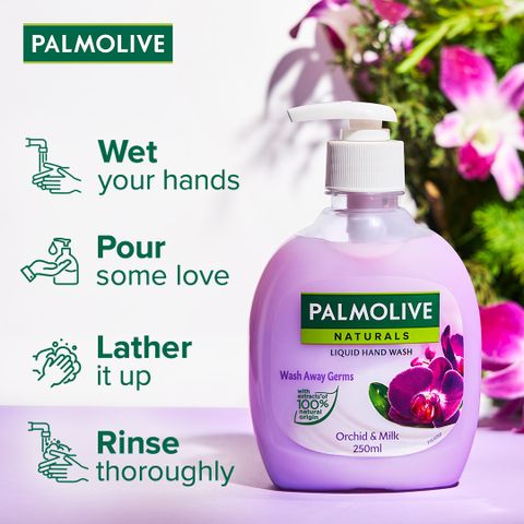 PALMOLIVE Orchid & Milk Saver Pack Hand Wash Pouch (750 ml) - Image 6