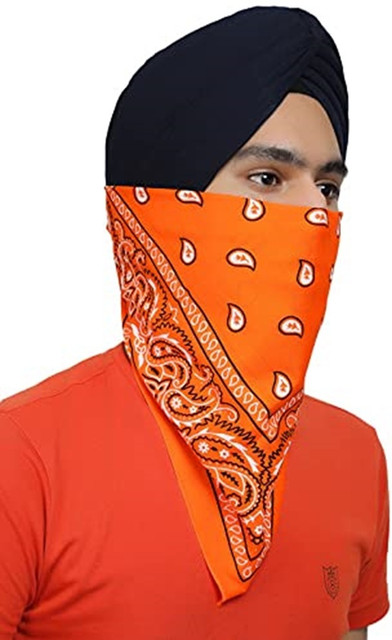 Run India Unisex Cotton Bandana/Head Wrap FOR MEN WOMEN [