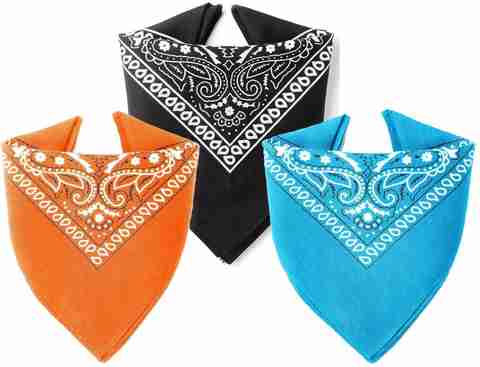 Run India Head Wrap Headbands Cowboy Bandana for Men Women Paisley