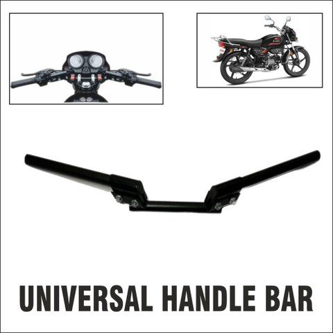 SHOWRIDE Stylish Bike Handle Bar Pipe/Rod Black for Universally  Compatible for Bike Handle Bar