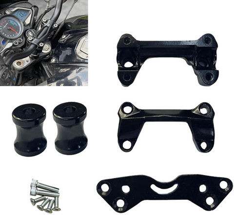 Vagary Complete Handle Riser Conversion Kit for Bajaj NS 200 Clip