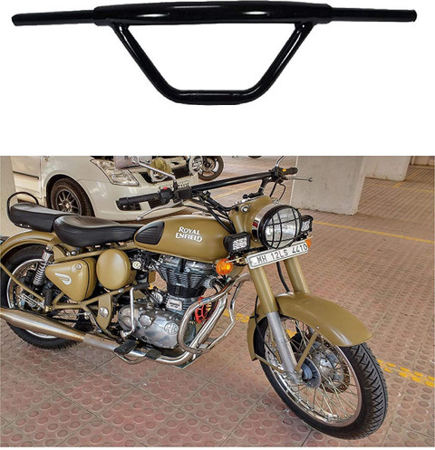 ASRYD Bullet Handle Bar Strong Meterial Made in india Black Handle
