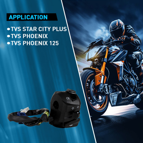 UNO MINDA Handle Bar Switch (Left) With Self Start For TVS Start