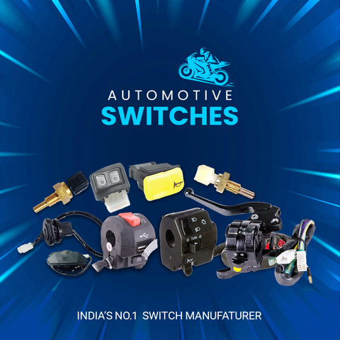 UNO MINDA Handle Bar Switch (Right Side) Self Start For Bajaj