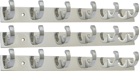 MEXON U Shape Pin Glossy Hooks Stainless Steel Bathroom Cloth