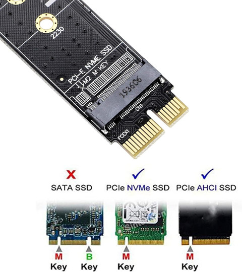Etzin X1 to PCI-E NVME SSD PCIE Riser SSD Card Adapter EPL