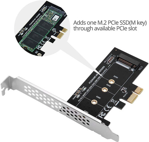ULTRABYTES PCI-E x1 to NVMe SSD Expansion Card, PCI Express