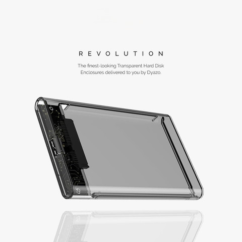 SAENTE USB External SATA Case – Tool-Free HDD SSD