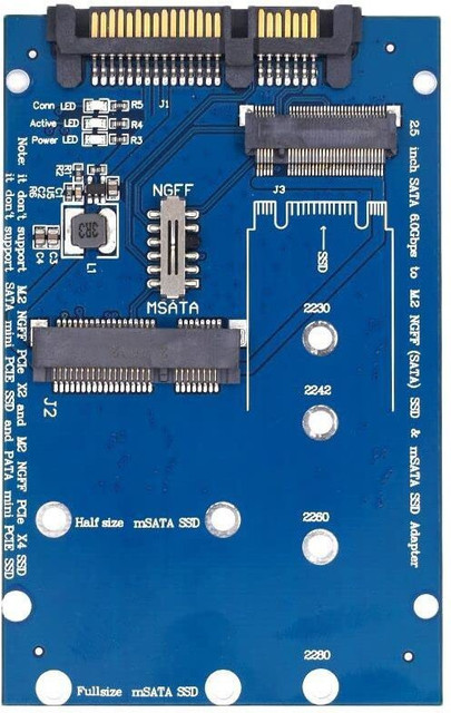 Tobo in Combo NGFF SATA SSD to Adapter