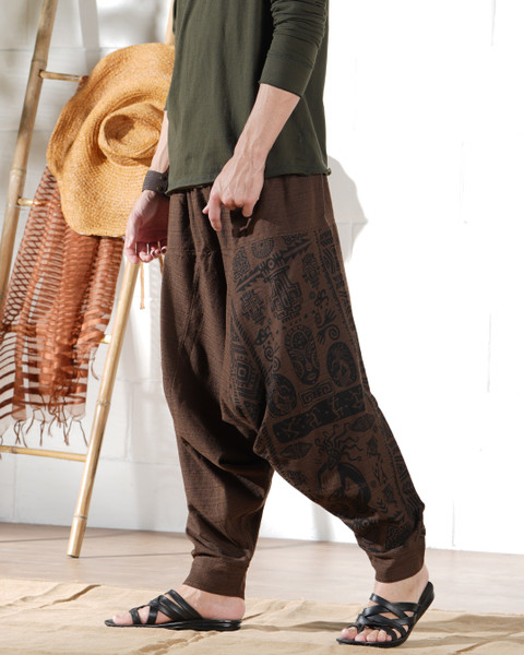 The Veshti Company Printed Cotton Men Harem Pants Buy The Veshti
