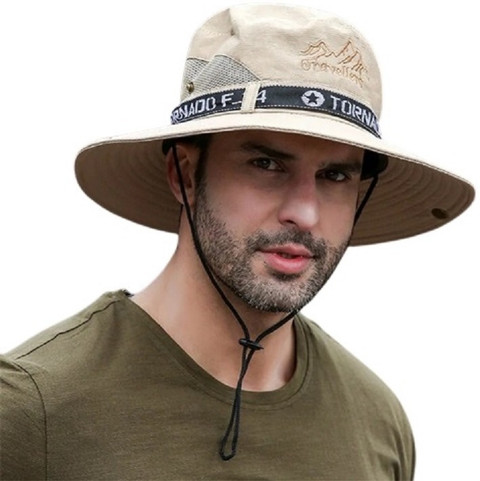 AlexVyan Round Hats Wide Brim Summer Cap UV Protection Breathable