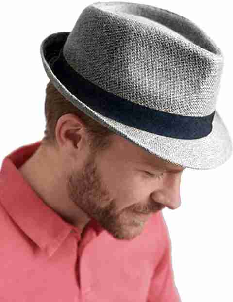 SHIVMEDICOS Men's Jute Hat, Fashionable Men Goa Beach Caps