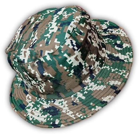 AMF Collections Army Military CRPF Print Hat and Cap