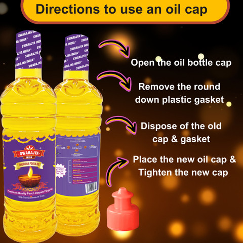 Swarajya India Pooja oil Combo Pack Lavender, Jasmine