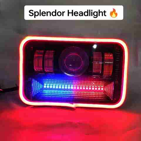 splendor led headlight hero honda splendor headlight modified