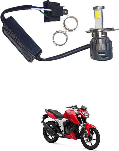 LOVMOTO Universl H4 LED Headlights Bulbs for Motorcycle X12 Headlight Car,  Motorbike LED for TVS (12 V, 12 W)