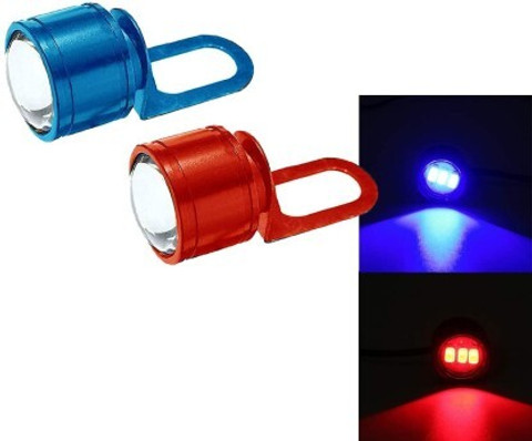 XZRTZ Strobe Light Eagle Eye Red-Blue (1 Pair) 2 Pcs Bike