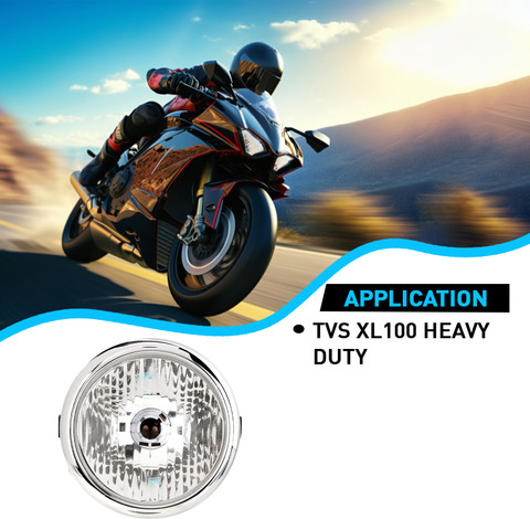 UNO MINDA Halogen Headlight for TVS XL Super, XL HD Price in India