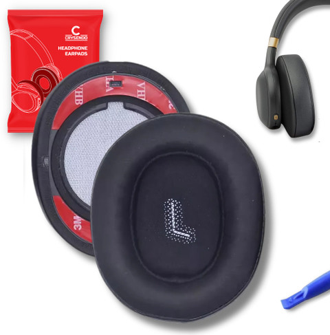Crysendo Headphone Cushion Compatible with JBL E55BT Bluetooth Headset  (Black) (1 pair) Over The Ear Headphone Cushion