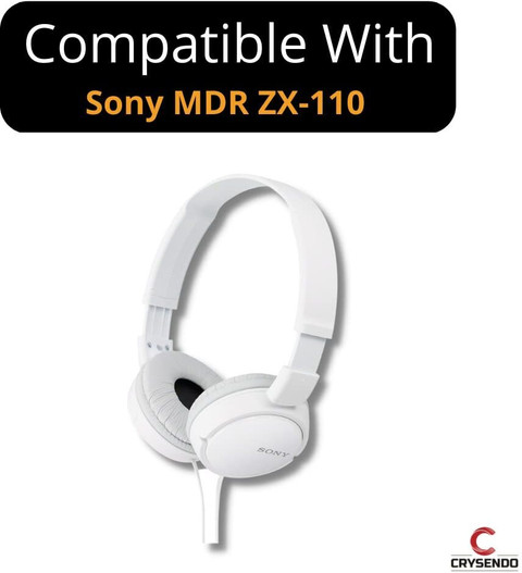 Crysendo Sony MDR-ZX110 Over The Ear Headphone Cushion Price in