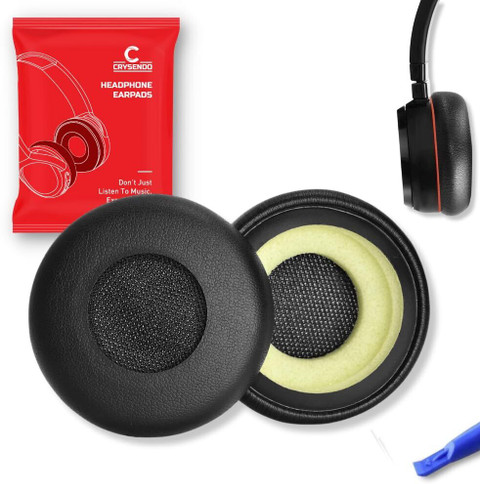 Crysendo Headphone Cushion Compatible with Jabra Evolve 20, 30, 40