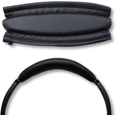 Crysendo Headband for Bose QC15 Black Over The Ear Headphone Cushion