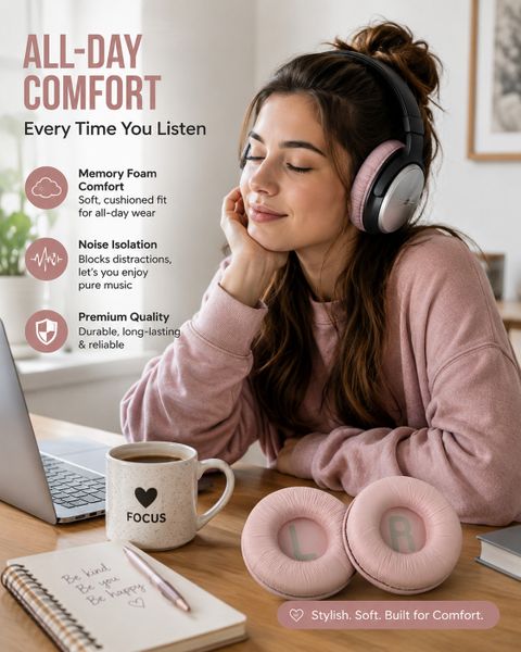 Hicle HICLE Replacement Ear Pads – Compatible with JBL Wireless Headphones (1 ...