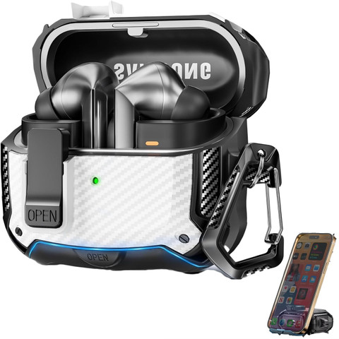 Oboe Polypropylene Press and Release Earbuds Case For