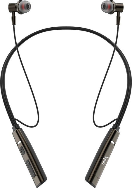 Unix 42 Hours Playtime Fast Charging, Dual Pairing Bluetooth Neckban  Bluetooth