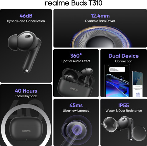 Bluetooth Headphones Realme Buds Latency Realme Buds Air Wireless