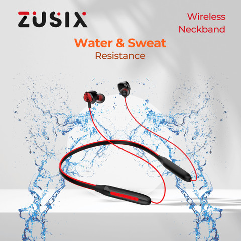 Zusix Bravo 295 with 12 Hours Music Time In-Ear Wireless Neckband