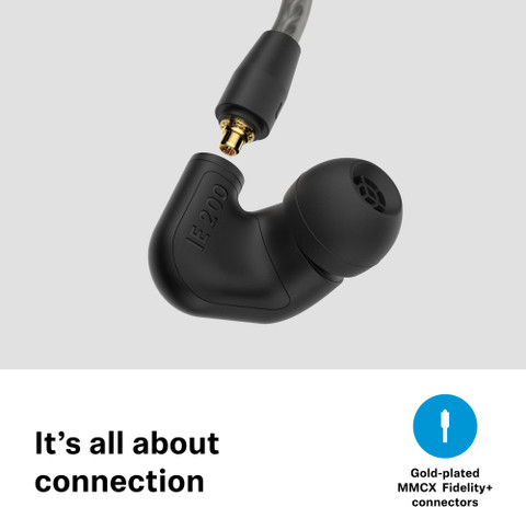 Sennheiser IE 200 In Ear Wired Audiophile Headphones with Deep