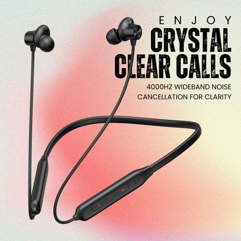 bAot Wireless B2 Neckband,50Hrs Playback With Clear Sound, Deep Bass  Bluetooth