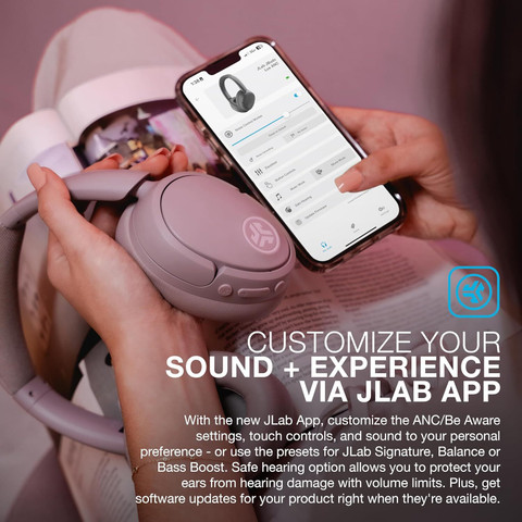 Jlab JBuds LUX ANC Active Noise Cancelling, 70Hr Playtime, Multi