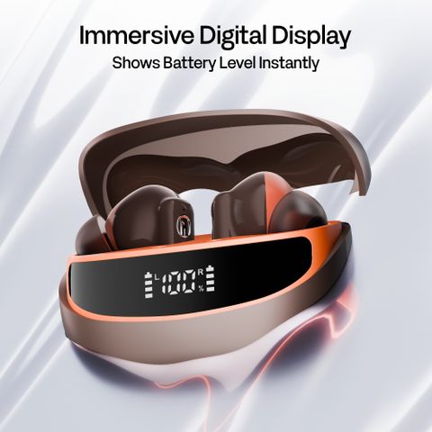 Number Navo Buds Z1 Earbuds 72H Battery, Dual Pairing, 4 Mic ENC, Hi-Bass, 35ms Gaming Bluetooth Headset (Autumn Mocha, True Wireless) - Image 8