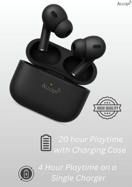 allons TWS Bluetooth Earbuds True Wireless Headphone with MagSafe Charging  Case A4 Bluetooth