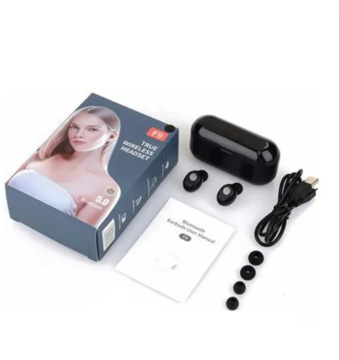 FRONY TKU_570M_TWS F9 Wireless Earbuds Bluetooth Headset Bluetooth