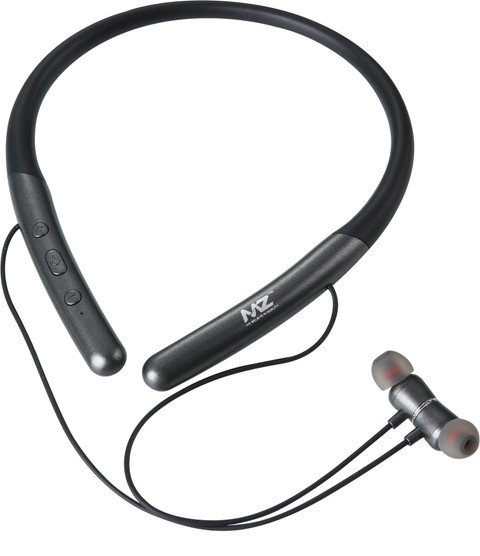 MZ NB112 (Wireless Bluetooth Headphone) Magnetic Neckband 300h Standby 40h  Playtime Bluetooth