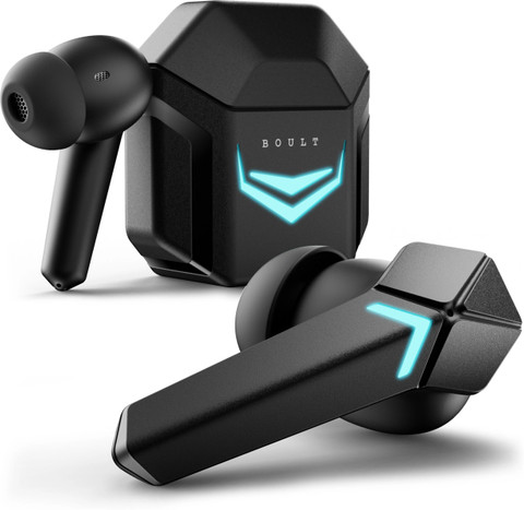 GOBOULT Ammo 40H Playtime, ZEN ENC Mic, 40ms Low Latency Gaming Mode,  Interactive LED Bluetooth