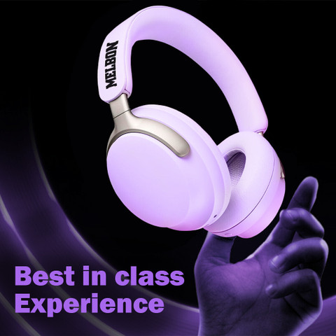 Melbon Pulse Bass Wireless Over-Ear Headphones with Bluetooth