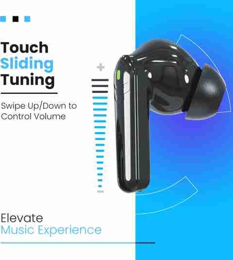BELL HERO PODS TWS|ENC|40 Hrs Music Playback|IPX5|Touch Sliding