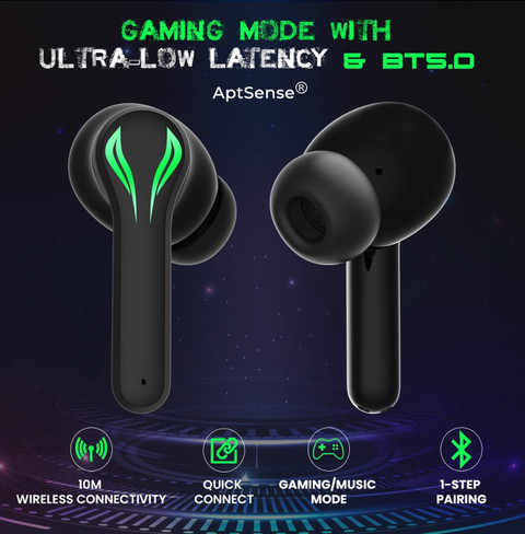 ELIIDE Truly Wireless Earbuds with Gaming Low Latency, HD Stereo