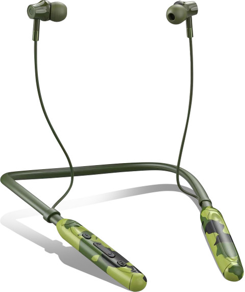 CARRON Army Headphone With FM Radio 48 Hour Playtime Bluetooth