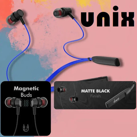 Bluetooth Neckband Unix Wireless Headset Price Unix 62 Hours