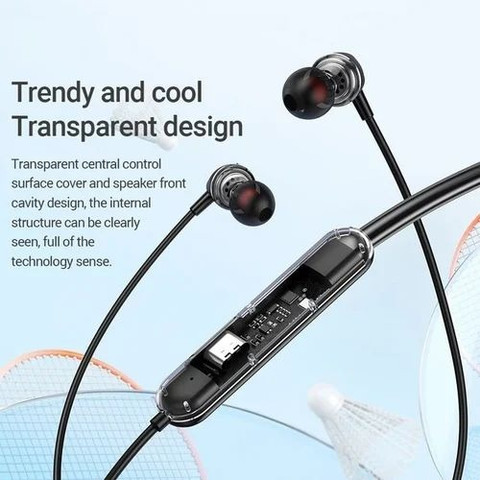 Foxne Point Transparent Sport Bluetooth Earphone Wireless Headphones  Microphone (Pack of 2) Bluetooth - Main Image