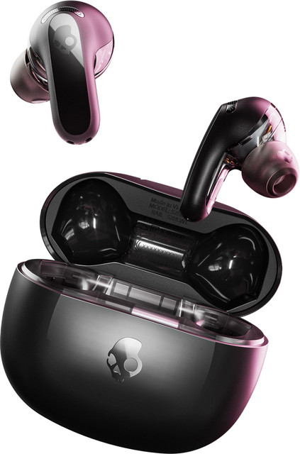 Skullcandy Rail ANC TWS 4-mic,Wireless Charging Case, Dual Pairing